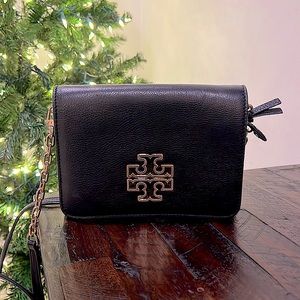Tory Burch Black Leather Crossbody Bag